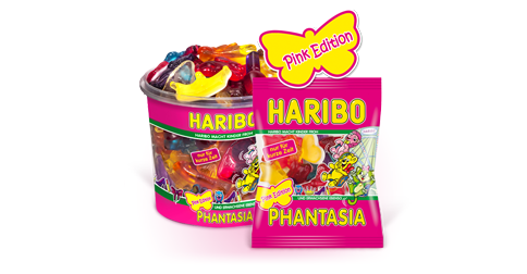  111 Tester für HARIBO PHANTASIA Pink Edition