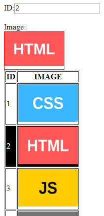  How To Show Image Into IMG From HTML TABLE Using Javascript JavaScript - Display Selected HTML Table Image Into DIV