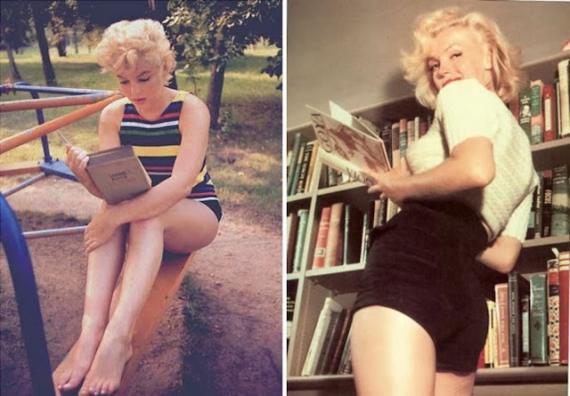 Personal Library | Marilyn Monroe, 1926-1962 3 Personal Library | Marilyn Monroe, 1926-1962 Marilyn+Monroe+reading