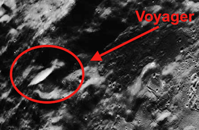 UFOs on the moon