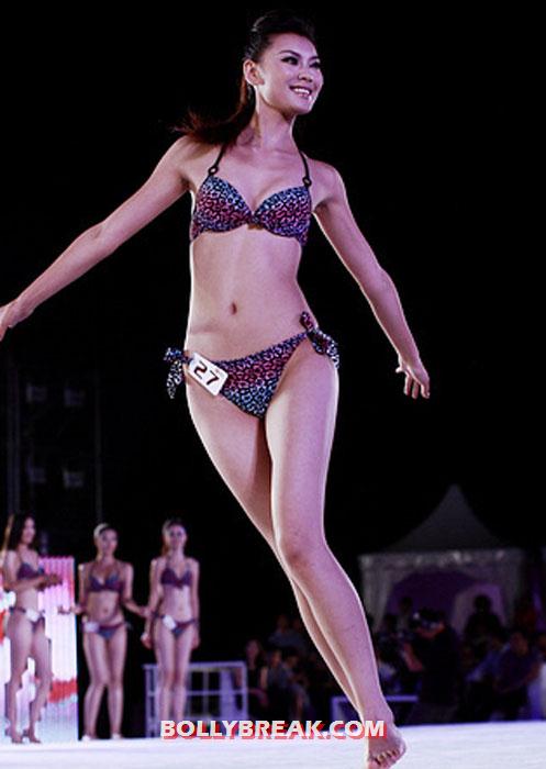 Miss China in Bikini - (11) - Miss World 2012 Bikini Round Pics