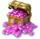 Free download Mountain of Gems Castle Clash Unlimited Gem Roll