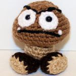 patron gratis Goomba Super Mario amigurumi