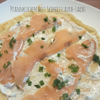 [Food] Pfannkuchen mit Schnittlauch-Lachs // Pancakes with Chives-Salmon
