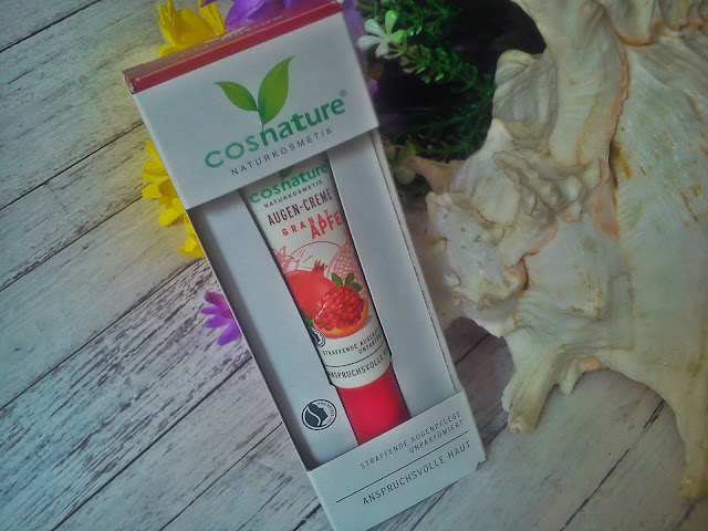 O kosmetykach i nie tylko ...: Naturalny uj?drniaj?cy krem pod oczy z owocem granatu COSNATURE