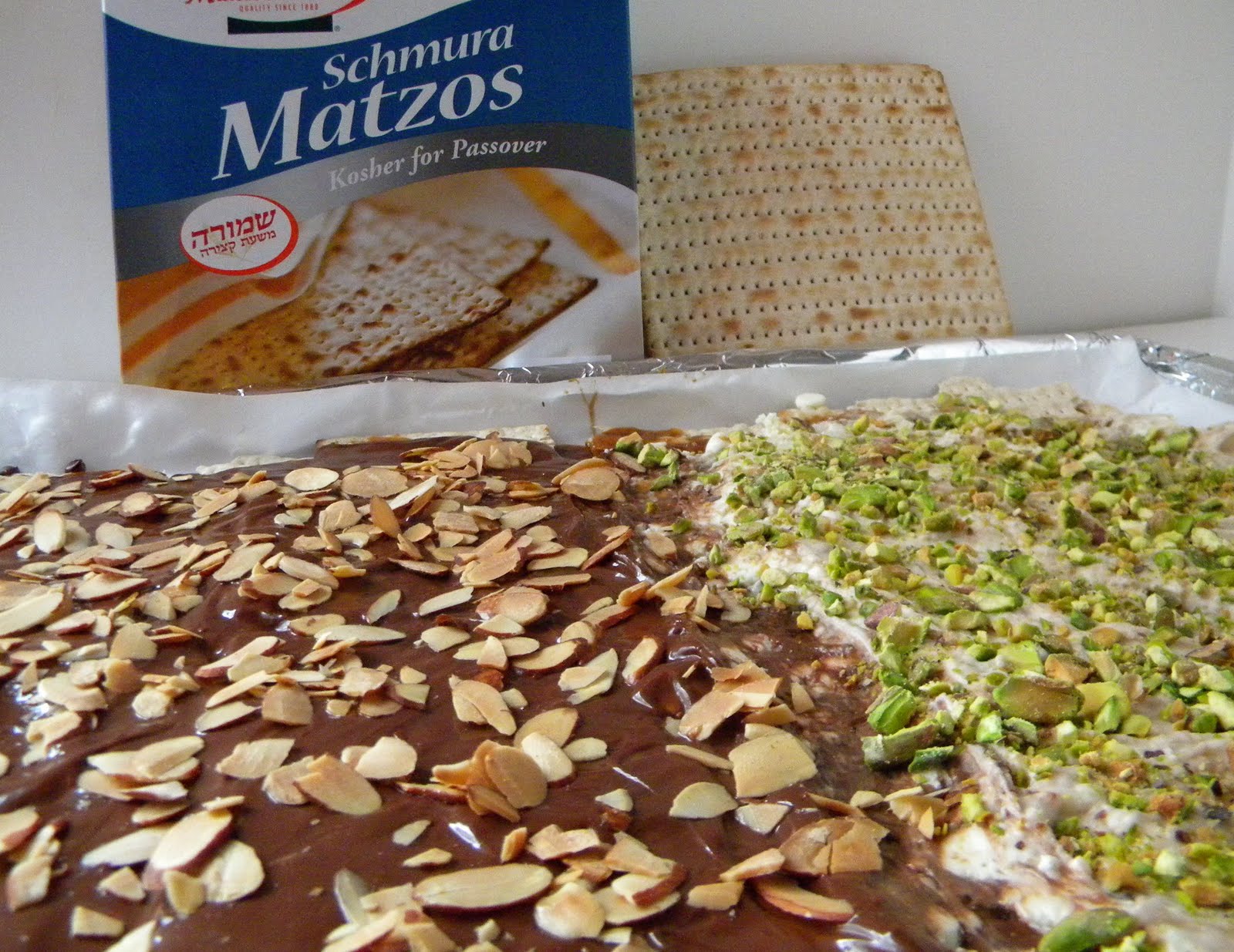 Mystery Lovers' Kitchen Passover Crack for Easter (ChocolateCovered Matzo Buttercrunch) from
