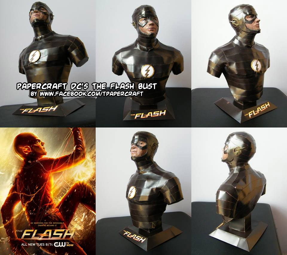 Ninjatoes' papercraft weblog Papercraft DC's The Flash