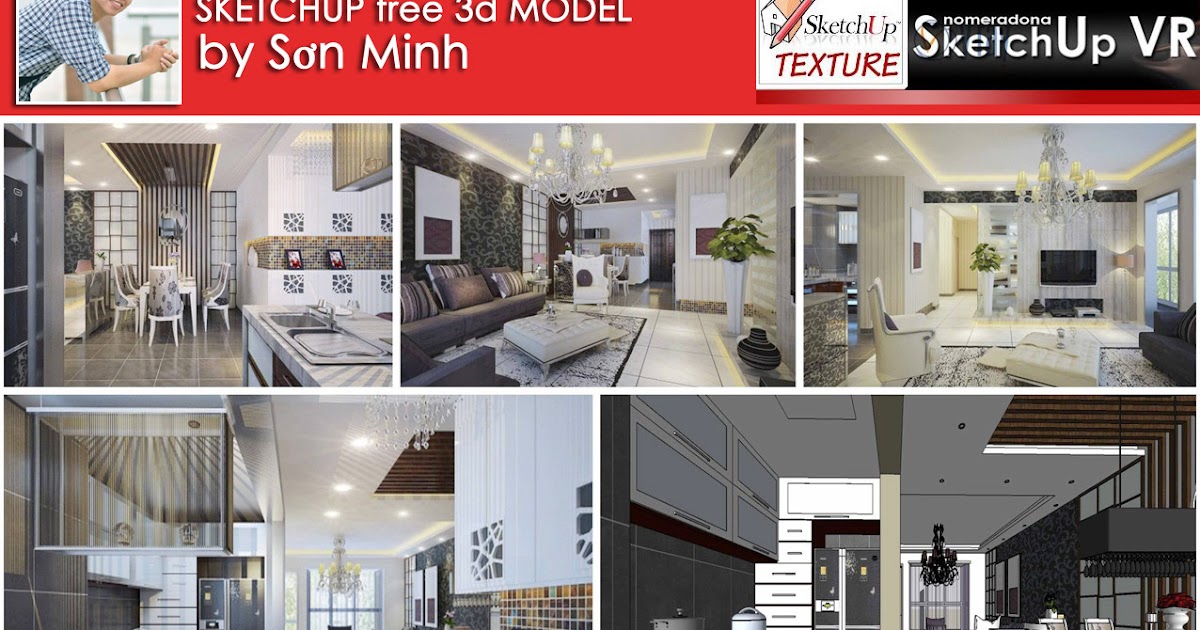 Sketchup Texture Sketchup Free 3d Model Interior Home Furniture