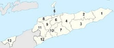 Pembagian Wilayah Administratif Timor Leste - berbagaireviews.com