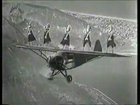 The Glass Character: Naked chicks on a plane: really cool GIFs!