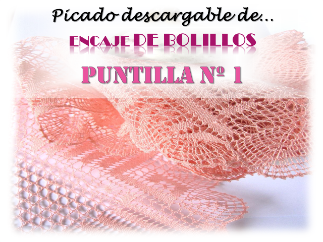 portada esquema descargable de puntilla nº 1 de encaje de bolillos