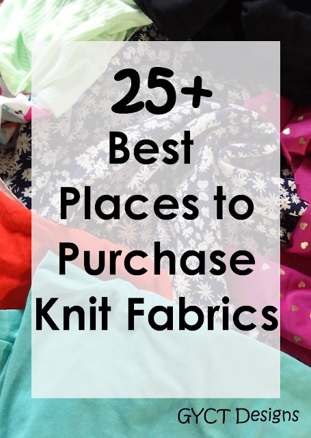 Ultimate list of where to Purchase Knit Fabrics including US, Canada, UK and Australian retailers