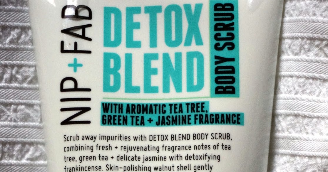 Nip + Fab Detox Blend Bath Soak and Body Scrub London Makeup Blog
