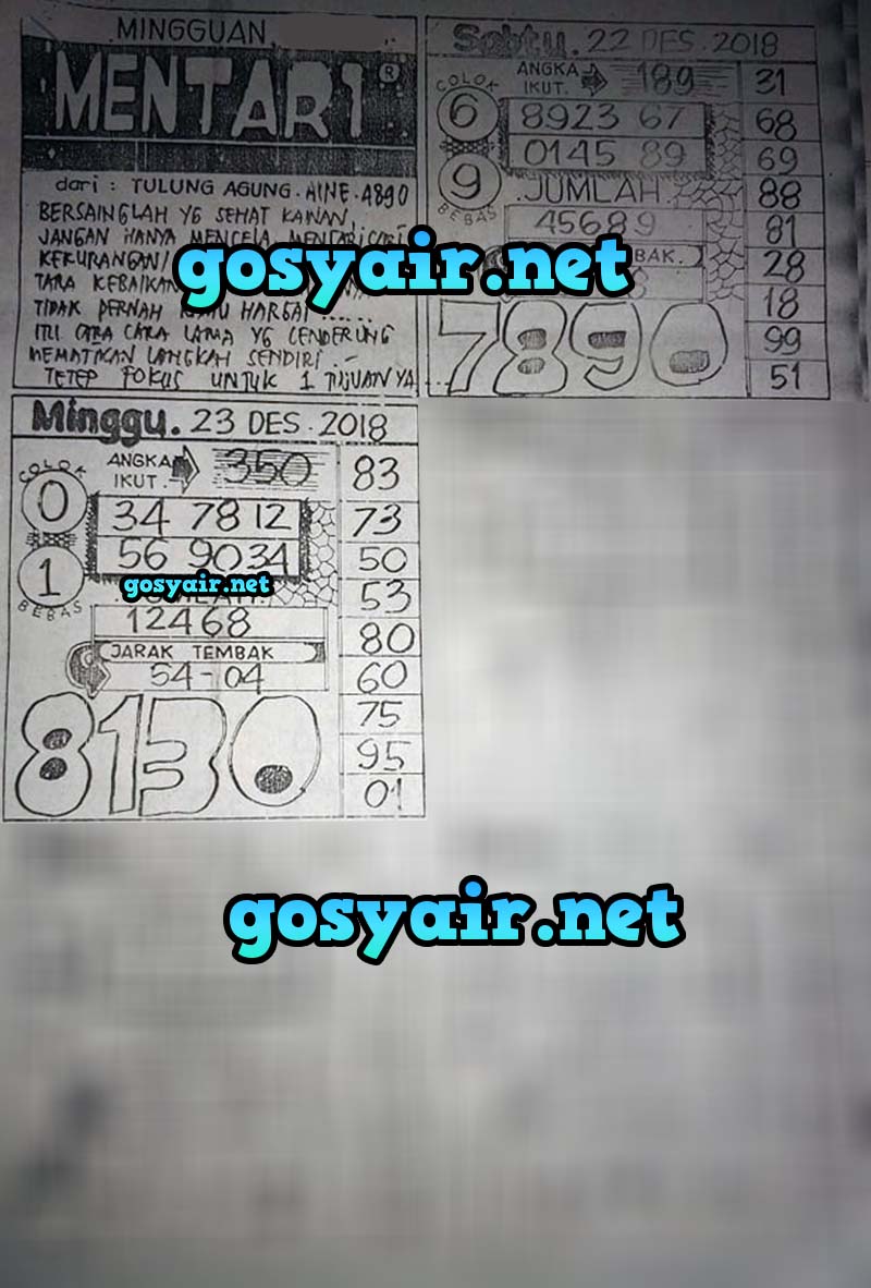 Forum Syair Jawa Sgp Asli Minggu 23 12 2018 Okekode