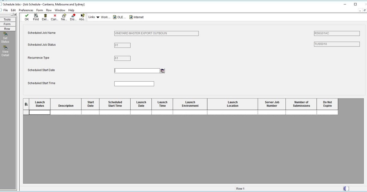Shannon's JD Edwards CNC Blog More JDE scheduler frustrations