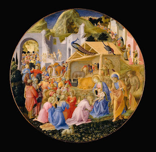 Adoração dos Reis Magos - Fra Angélico Gênios da Pintura ~ Estilo Gótico ~ Fra Angélico
