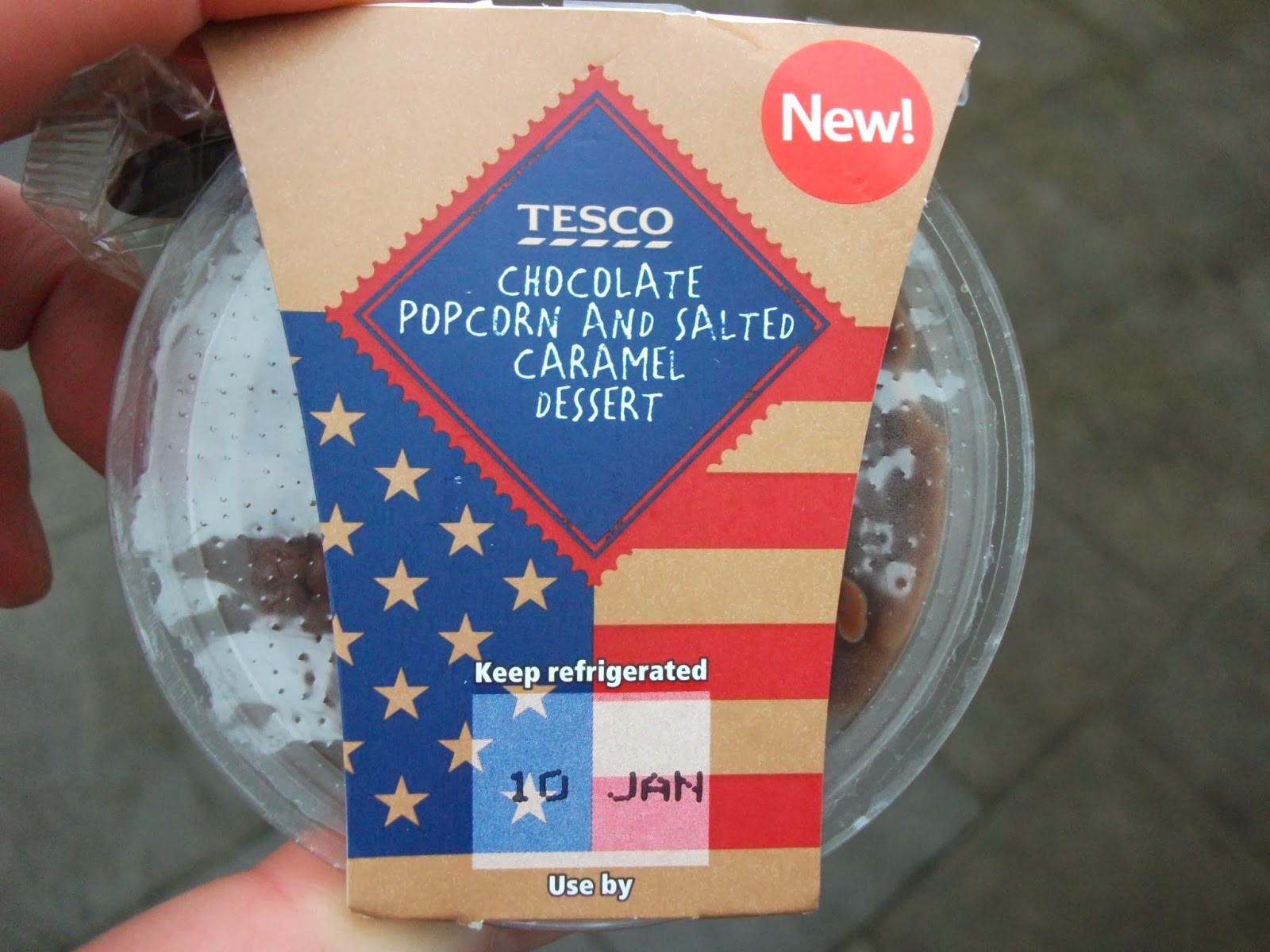 Tesco Chocolate Popcorn And Salted Caramel Dessert Review