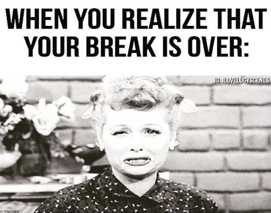 First Week after Break Plans The Sassy Apple