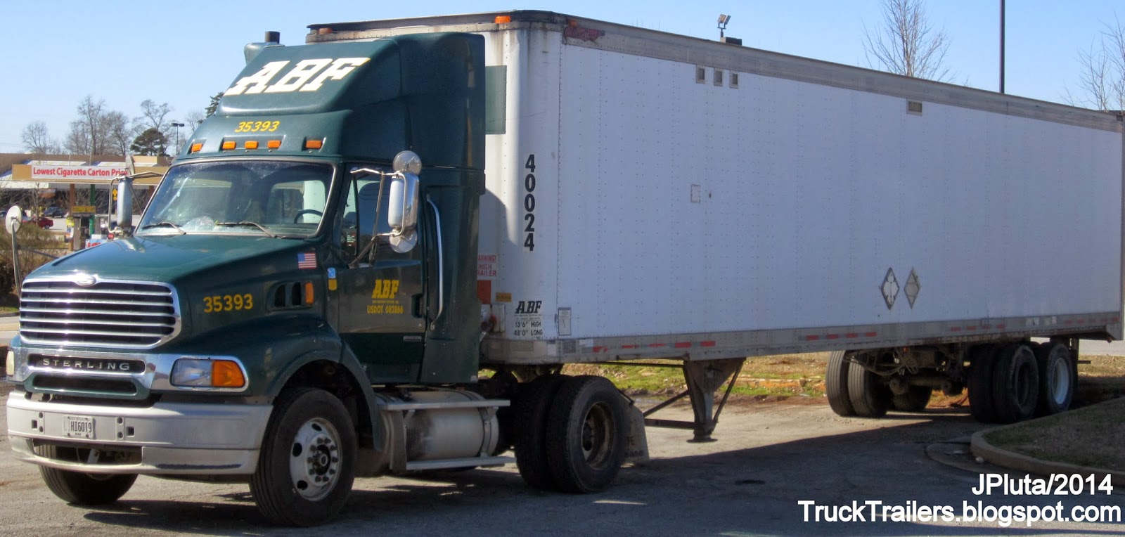 TRUCK TRAILER Transport Express Freight Logistic Diesel Mack Peterbilt