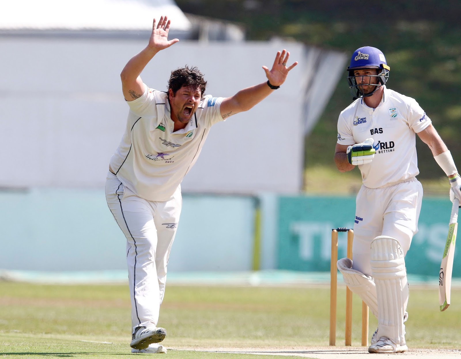 Robbie Frylinck Rob Frylinck appeals successfully for the wicket of World Sports Betting Cape Cobras captain Pieter Malan on day three of their CSA 4-Day Domestic Series match at the Pietermaritzburg Oval on Wednesday.