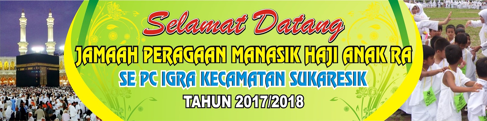 Download Spanduk Manasik Haji cdr KARYAKU