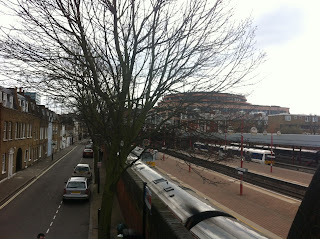 View of Marylebone Station from Rossmore Road, London NW1