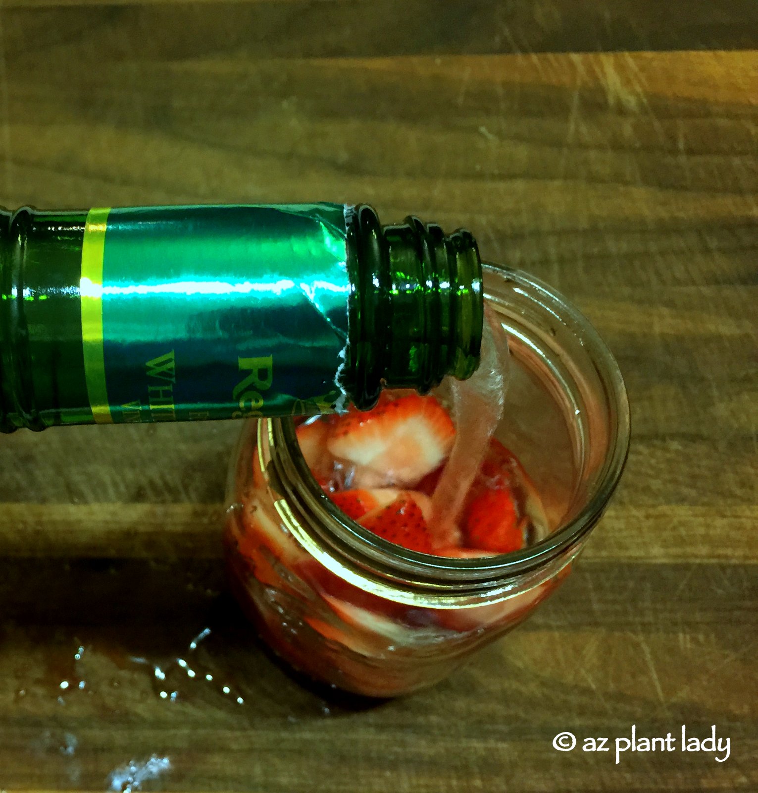 DIY In The Garden Making Fruit Vinegar Ramblings from a Desert Garden