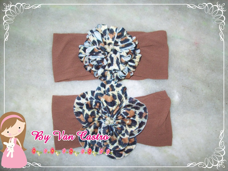 Artesanato com Carinho e Dedicação.... TIARAS MEIA DE SEDA COM FLORES