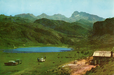 Lago Ercina y Macizo de Peña Santa, postal 