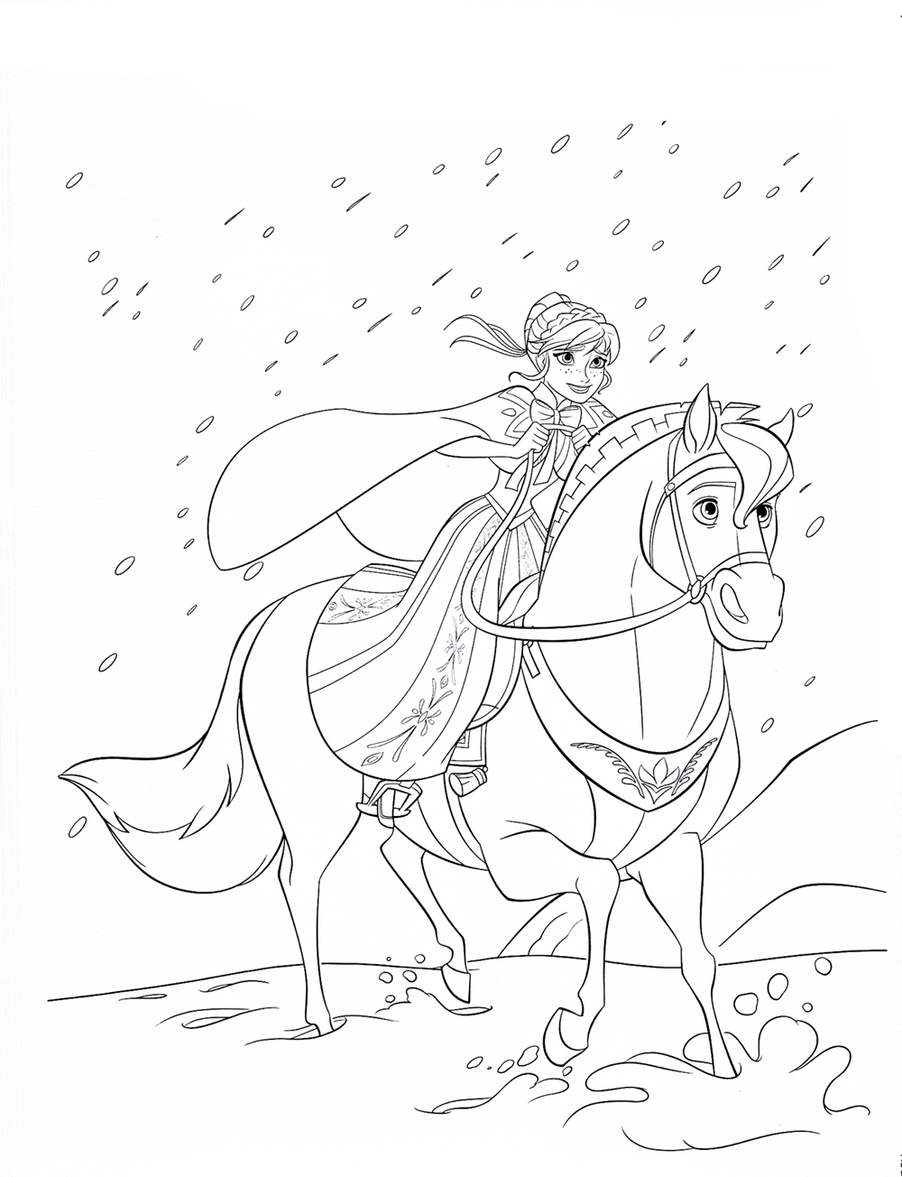 baby anna frozen coloring pages - photo #28