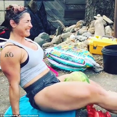 kortney and her strong thighs