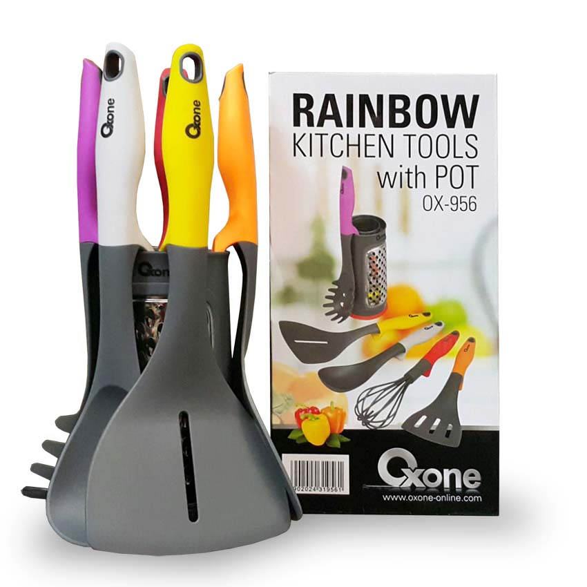 Jual Oxone Murah OX956 Oxone Rainbow Kitchen Tools with Pot