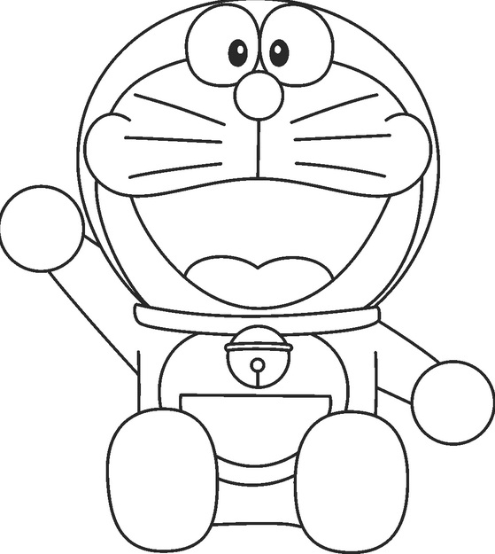 980 Gambar Hitam Putih Doraemon HD