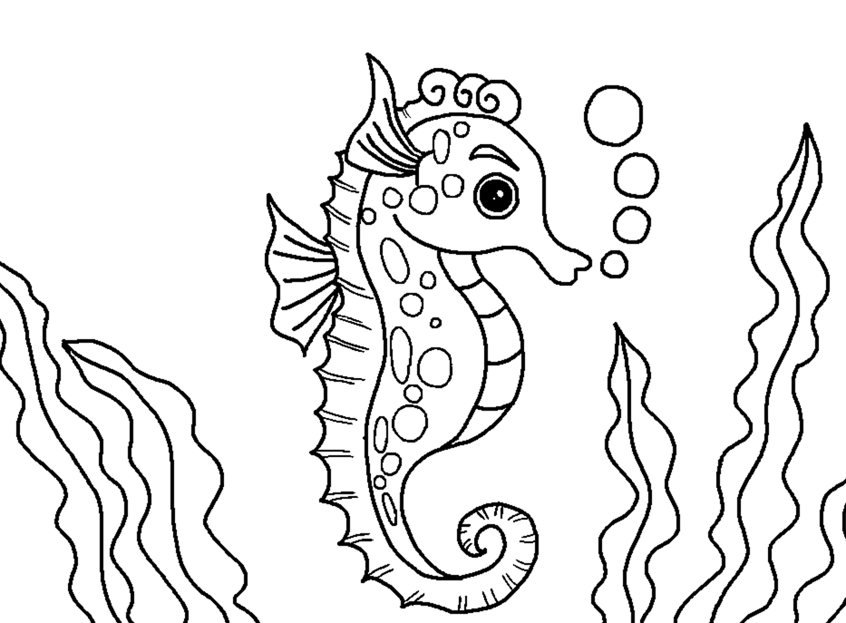 Animal Colouring Pages For Kids Animal Ocean Coloring Pages