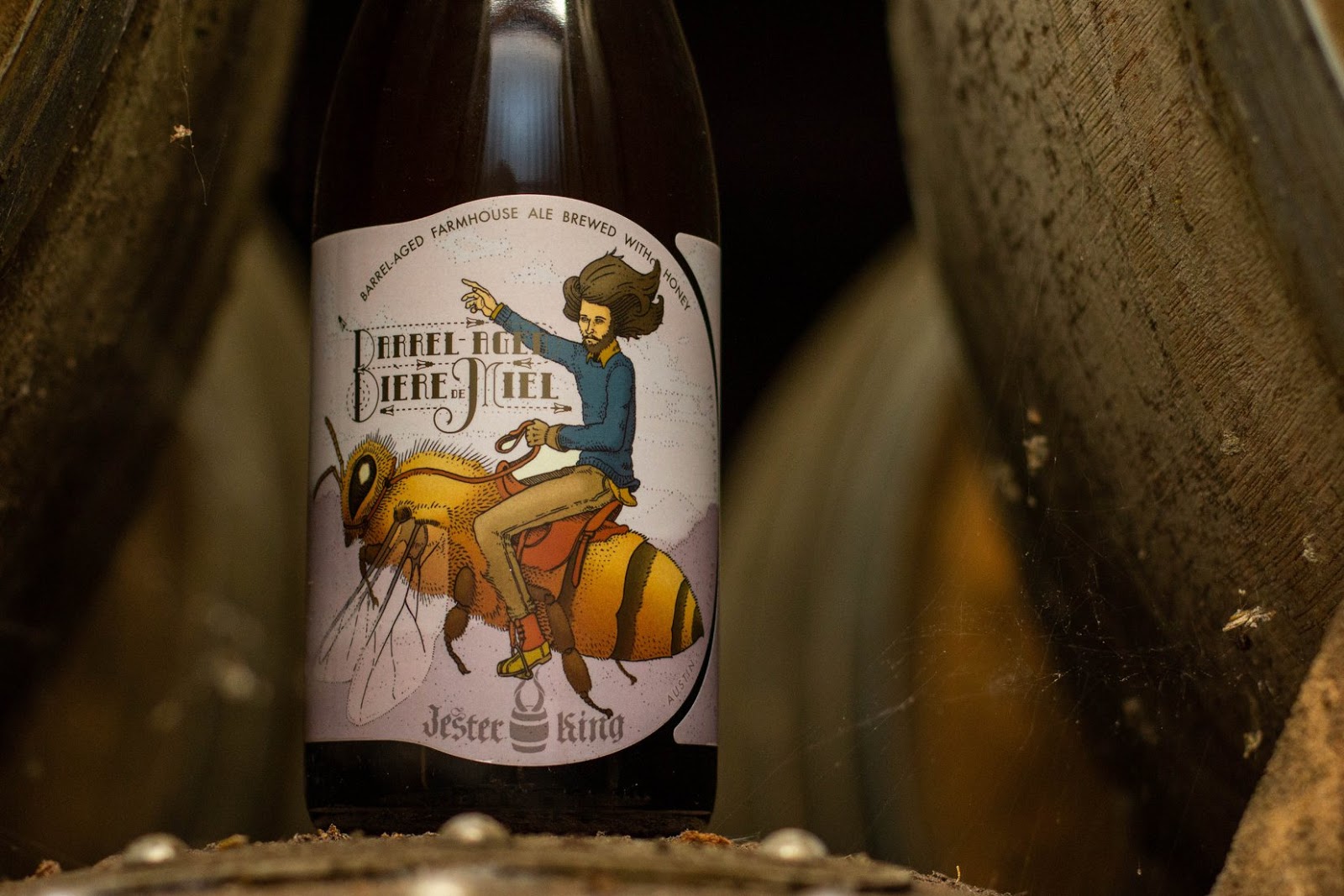 Jester King Releasing BarrelAged Bière de Miel 5/17
