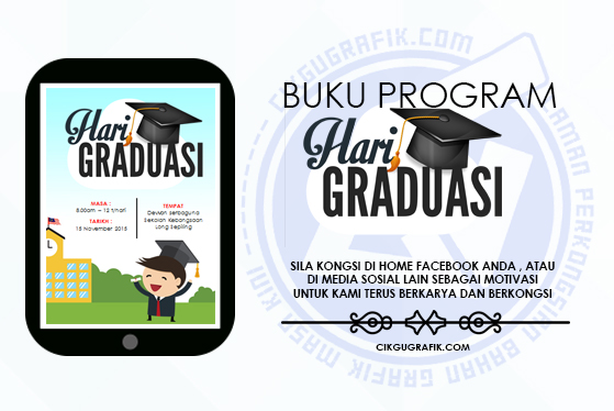 Buku Program Hari Graduasi | KOLEKSI GRAFIK UNTUK GURU