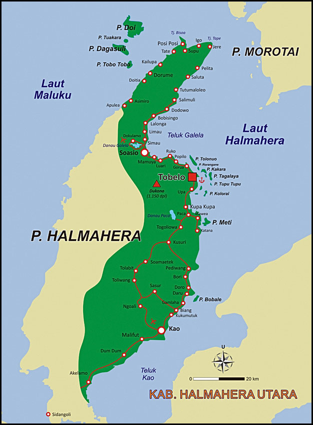 Tempat Wisata HALMAHERA UTARA yang Wajib Dikunjungi (Provinsi Maluku Utara)