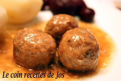 recettes RAGOÛT DE BOULETTES À LA MIJOTEUSE