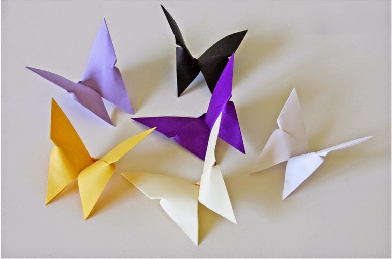 how to make Origami Butterfly