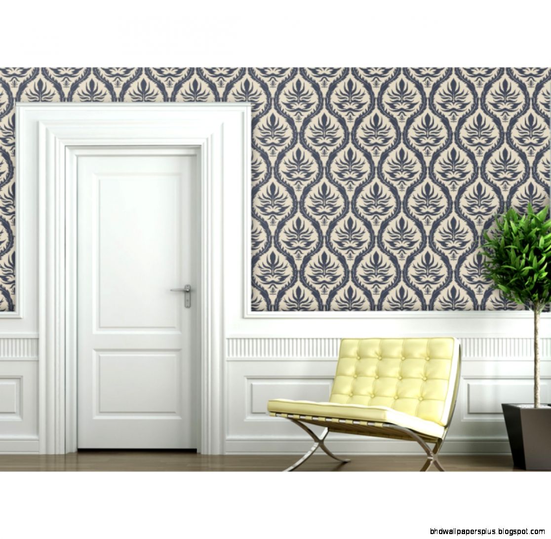 Temporary Wallpaper Damask