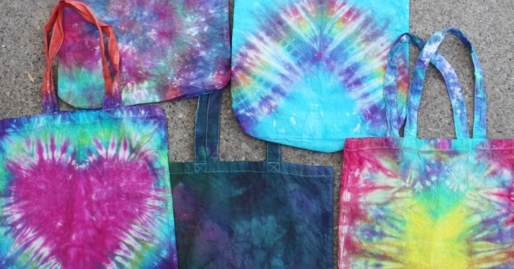 Tie Dye Cotton Tote Bag Party: Tie Dye Your Summer!