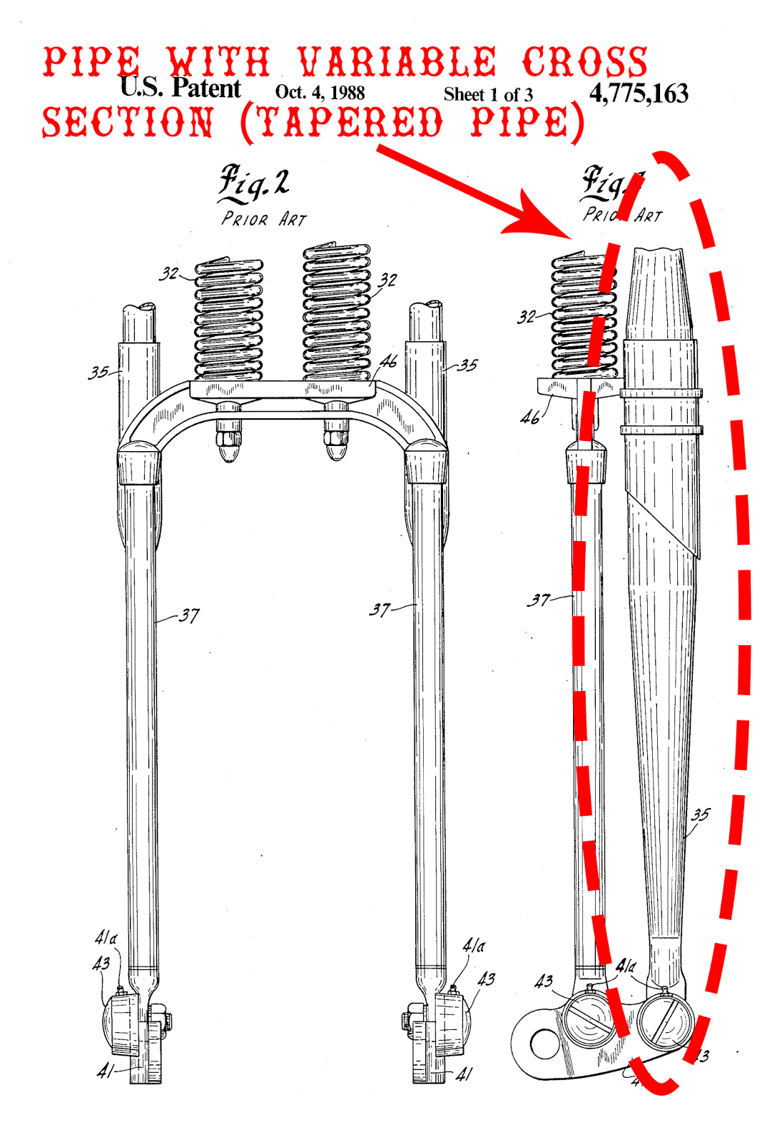 Спрингер вилка чертежи