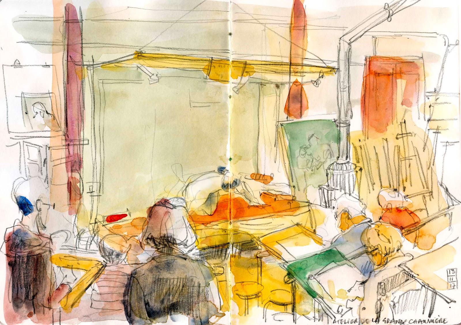 Urban Sketchers Paris L’Académie de la Grande Chaumière, un lieu chargé d’histoire Urban Sketchers Paris L’Académie de la Grande Chaumière, un lieu chargé d’histoire