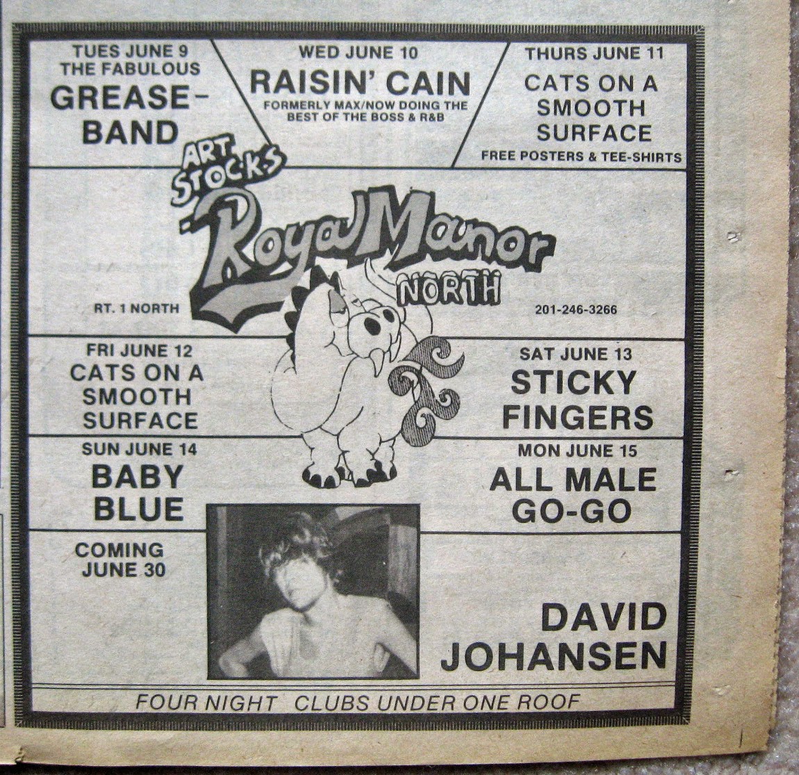 Royal Manor North band line up 1981