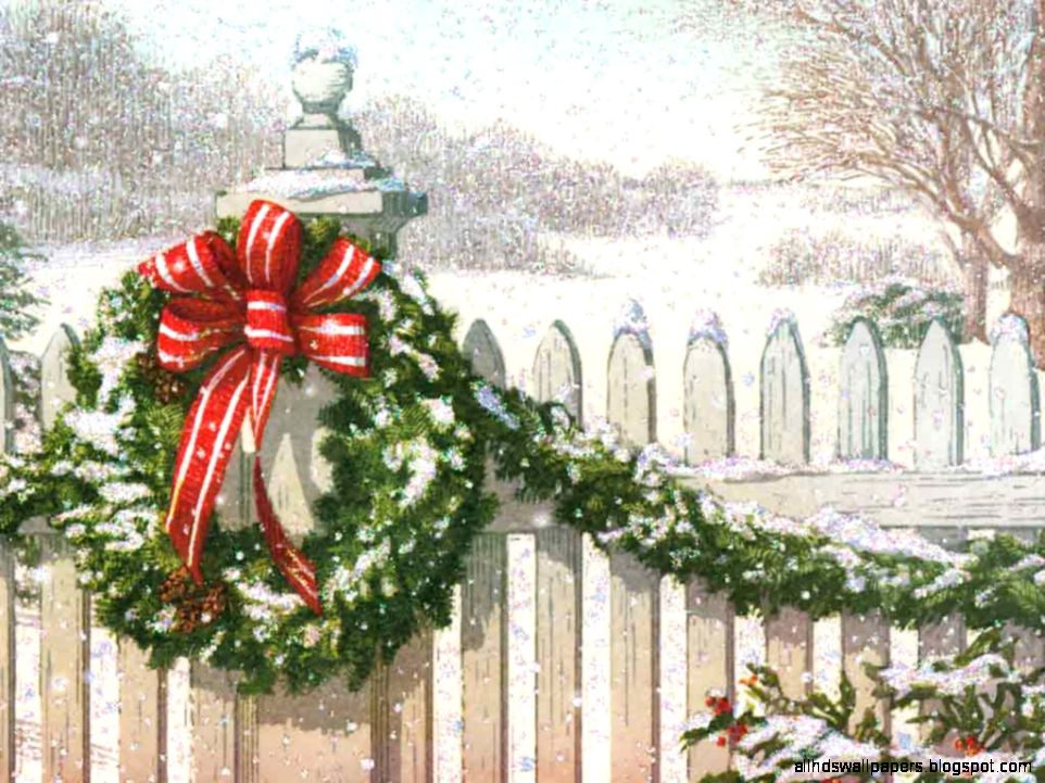 Free PowerPoint White Christmas