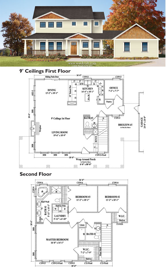 Prefab homes and modular homes in USA Wardcraft Homes