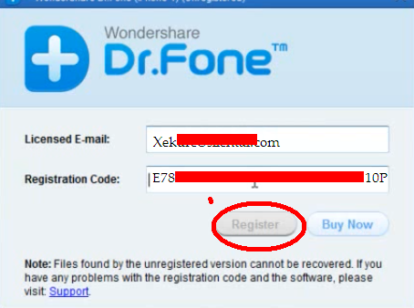 dr fone activation code and email