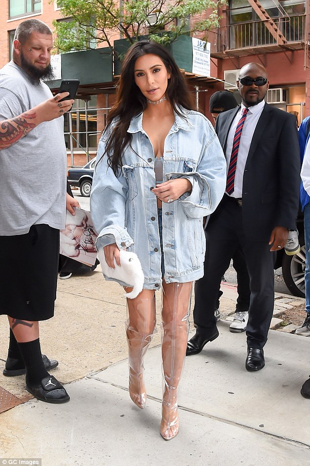 plastic thigh high boots