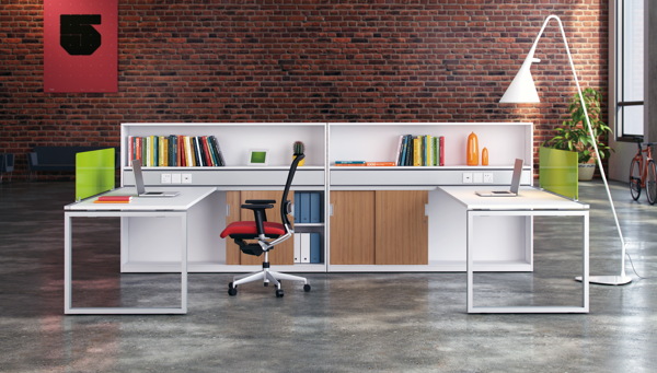 Office furniture render