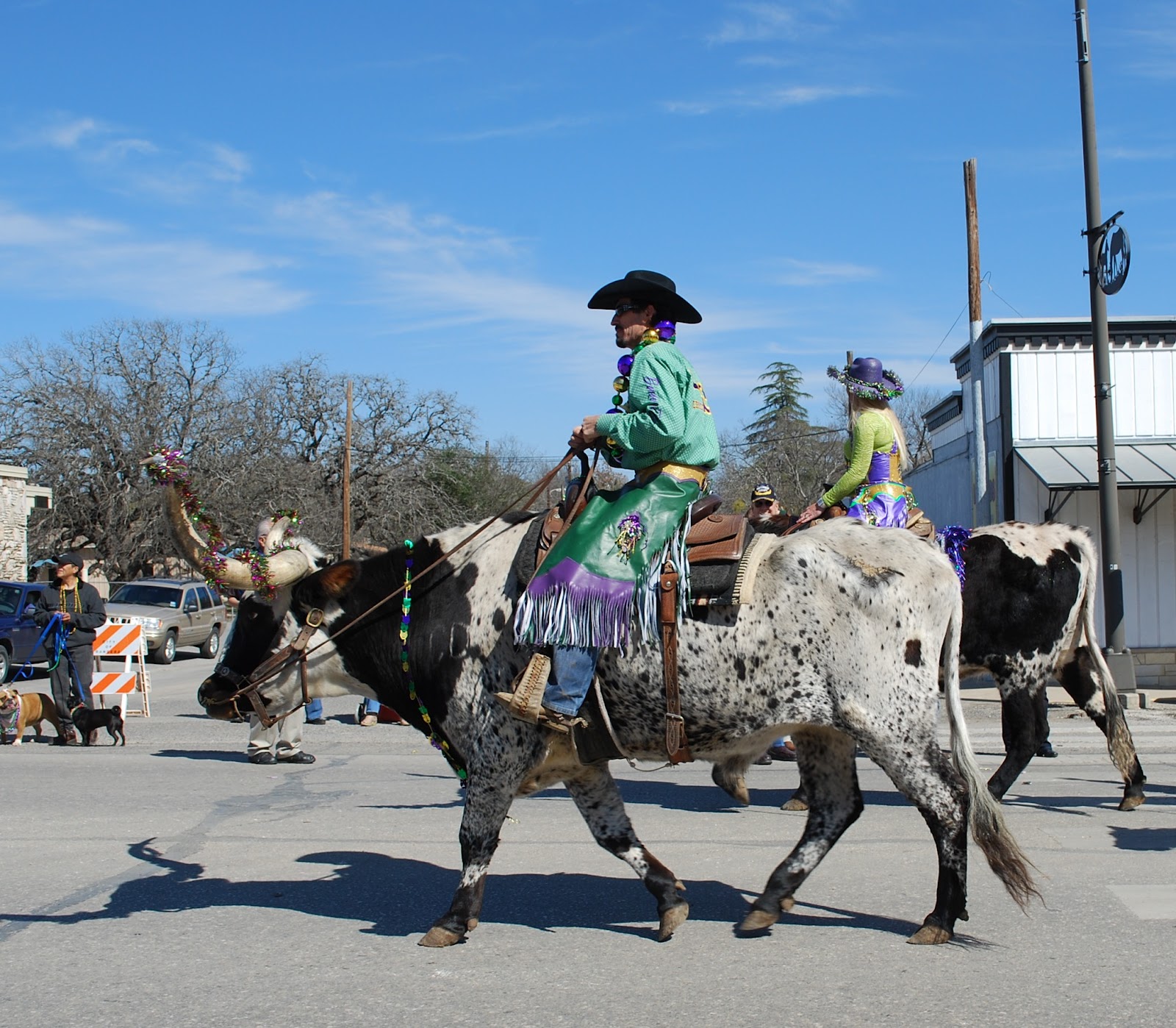 mardi gras parade bandera texas